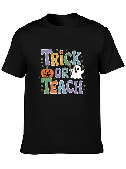 Trick or Teach Halloween Teacher T-Shirt
