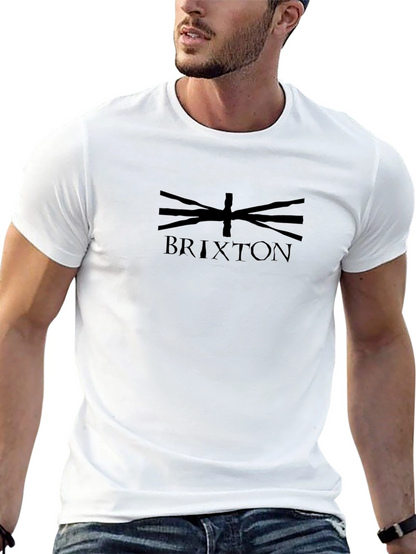 Brixton Graphic Print Mens Black T-Shirt