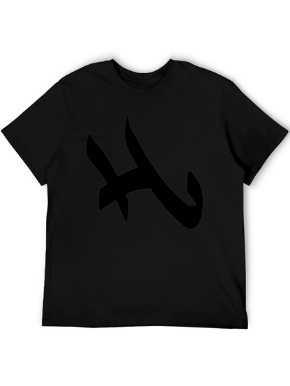 Abstract Black Graphic T-Shirt