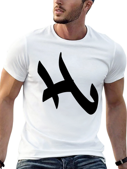 Abstract Black Graphic T-Shirt