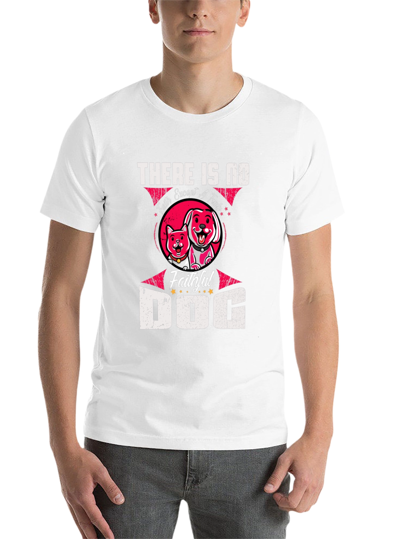 Faithful Dog Graphic T-Shirt - Unisex Black Tee