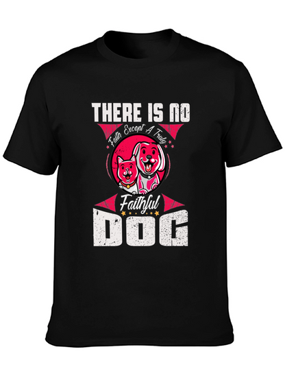 Faithful Dog Graphic T-Shirt - Unisex Black Tee