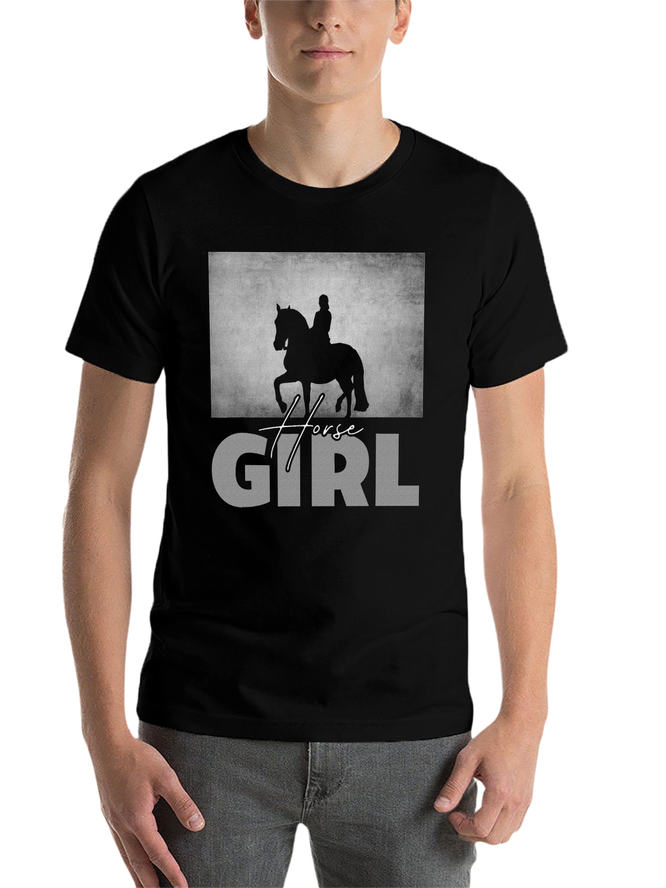Horse Girl Graphic T-Shirt - Equestrian Lover Tee