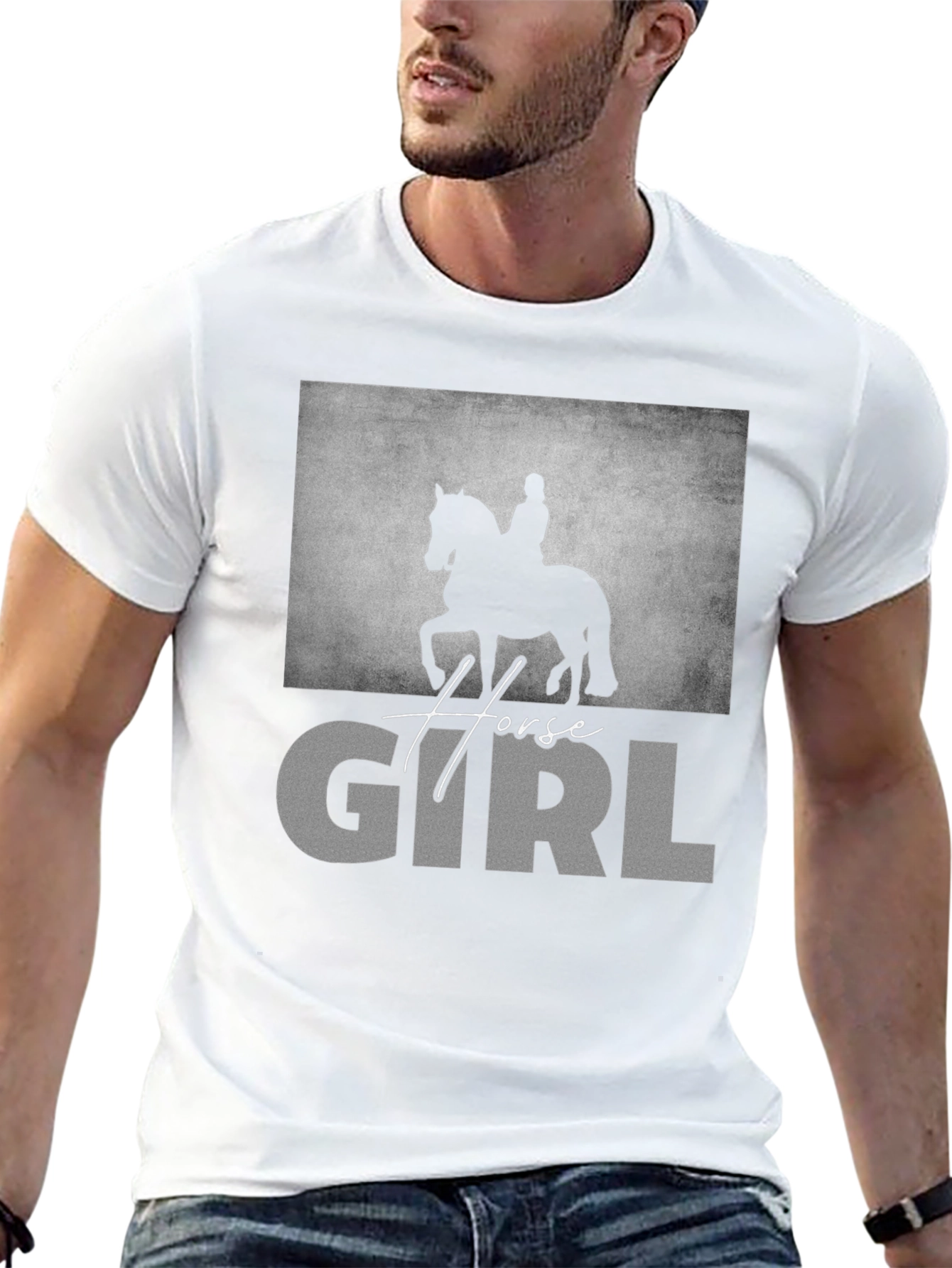Horse Girl Graphic T-Shirt - Equestrian Lover Tee