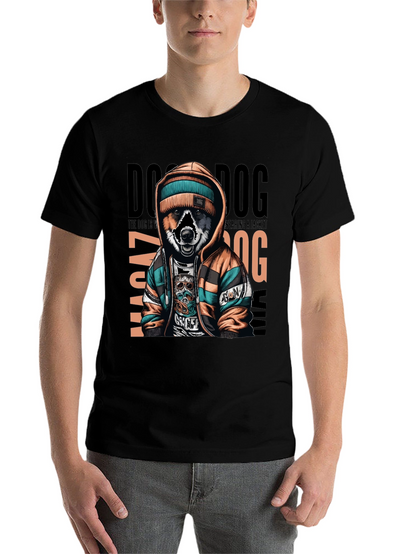Dog Wearing Jacket Unisex T-Shirt