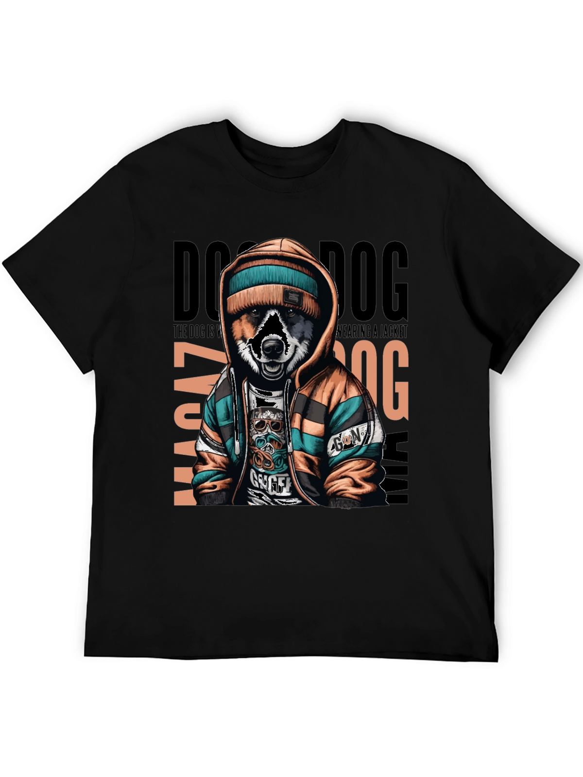 Dog Wearing Jacket Unisex T-Shirt