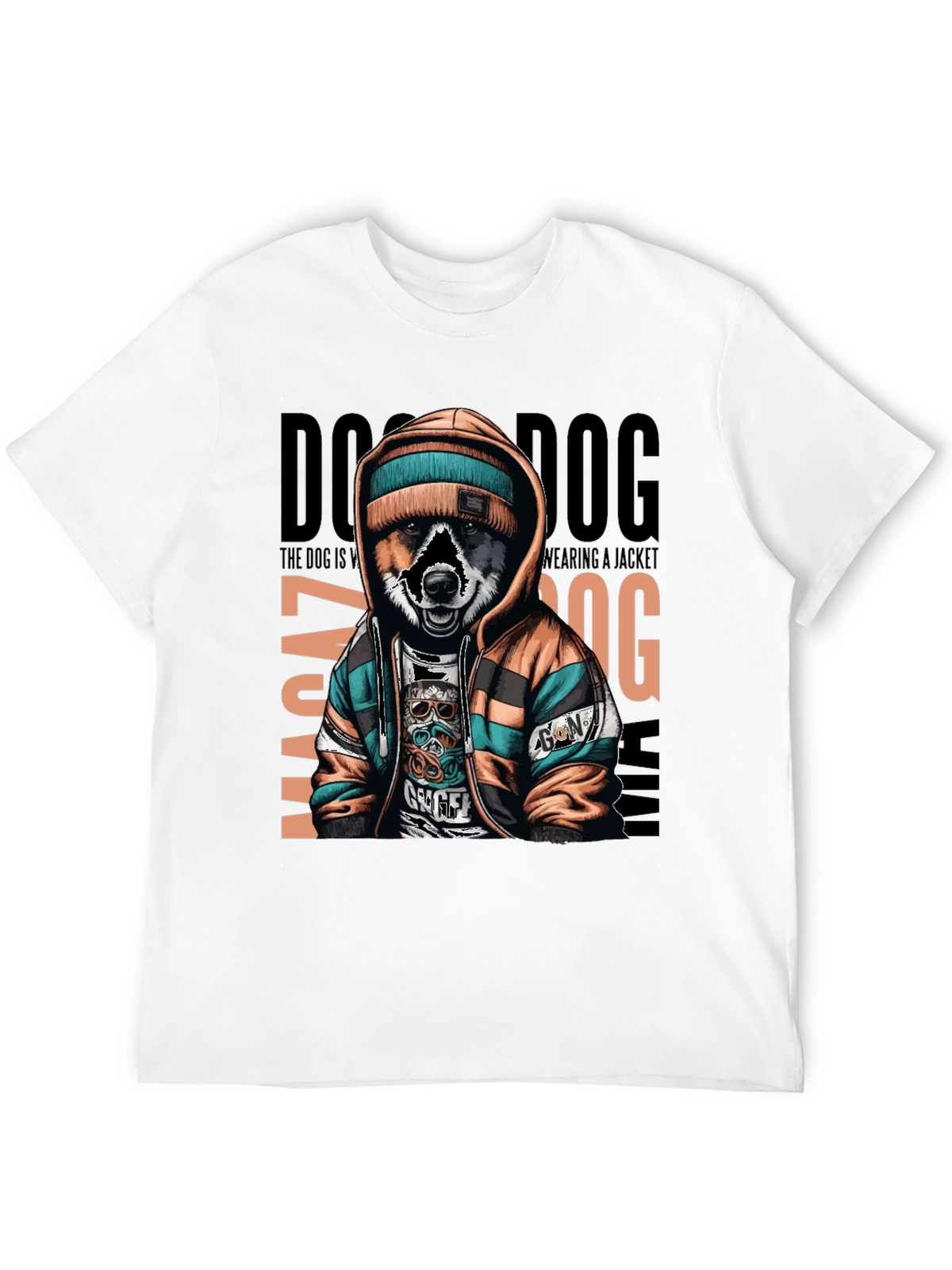 Dog Wearing Jacket Unisex T-Shirt