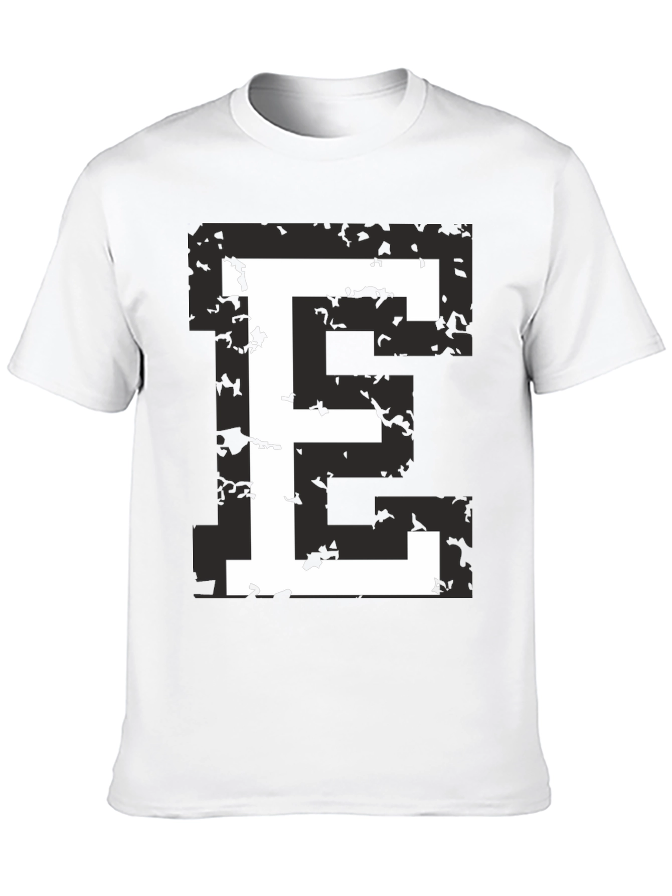 Retro E Graphic Tee - Black T-Shirt