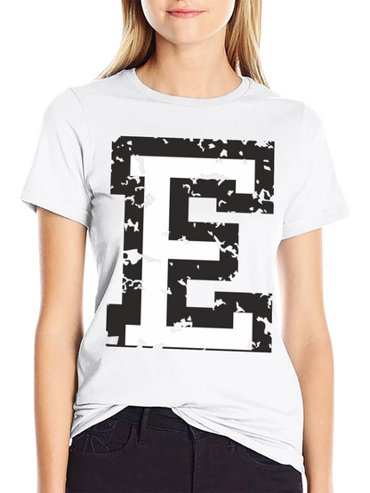 Retro E Graphic Tee - Black T-Shirt