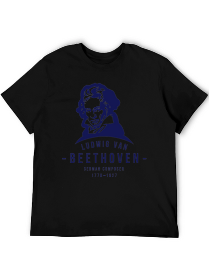 Ludwig van Beethoven Graphic Tee - Black