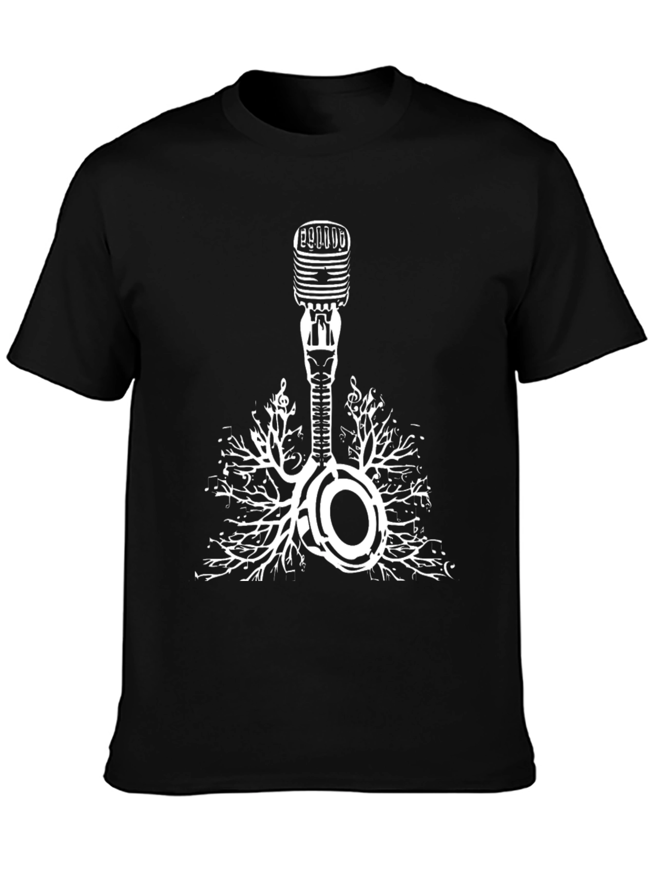 Music Roots Microphone Graphic Tee