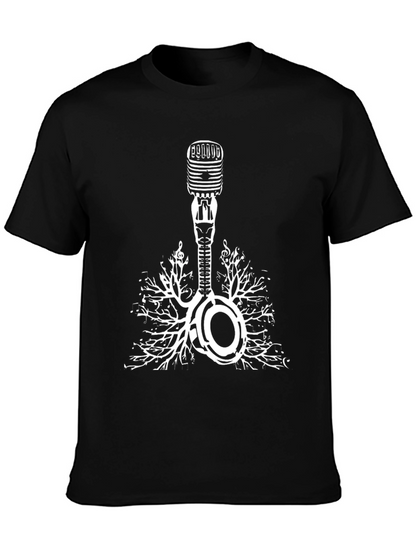 Music Roots Microphone Graphic Tee
