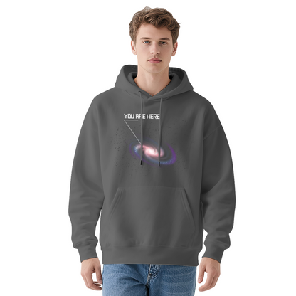Galaxy Space Nebula Graphic Hoodie, Comfort Loose Fit