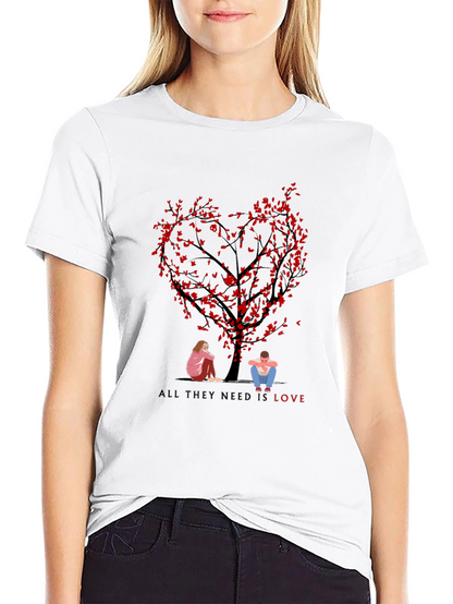 Love Tree Graphic Tee - Unisex Soft Cotton T-Shirt