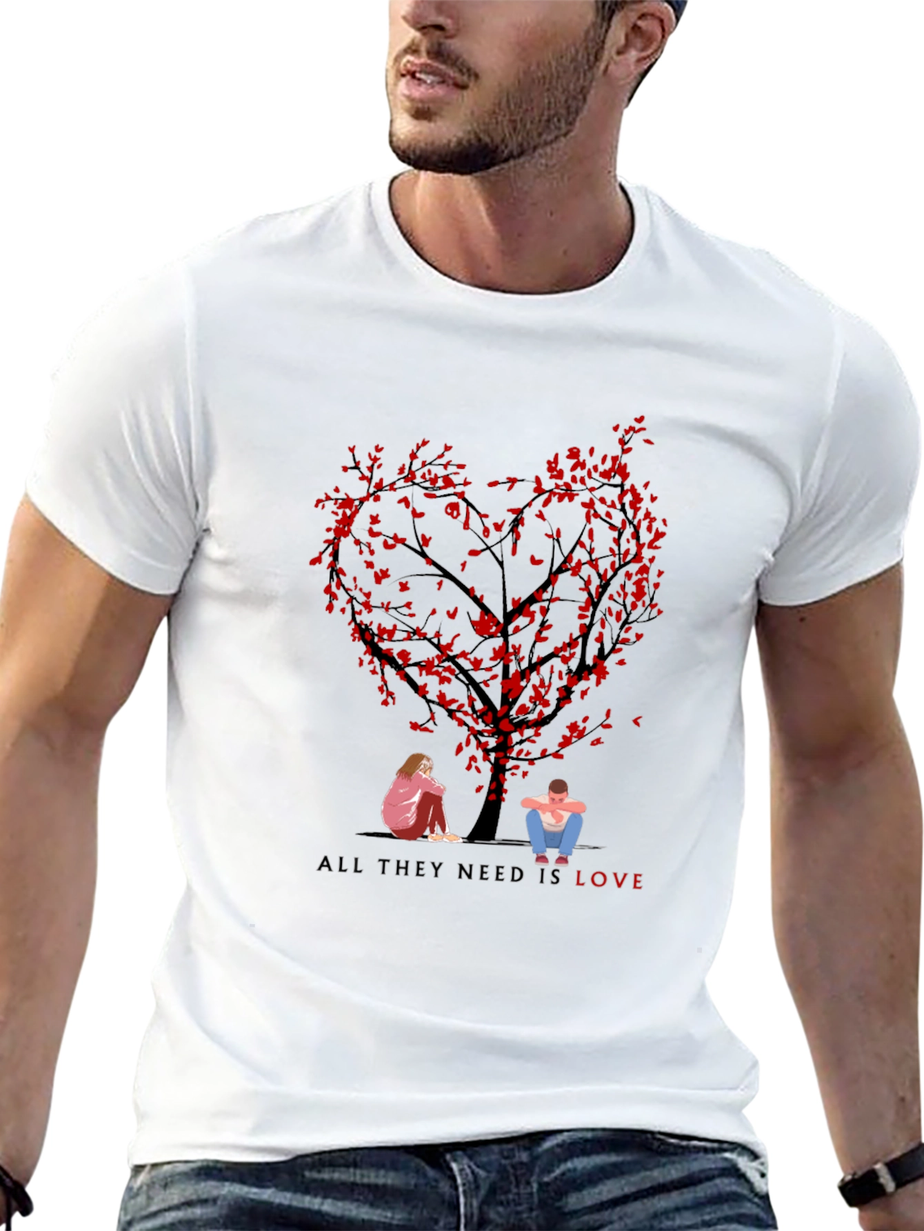 Love Tree Graphic Tee - Unisex Soft Cotton T-Shirt
