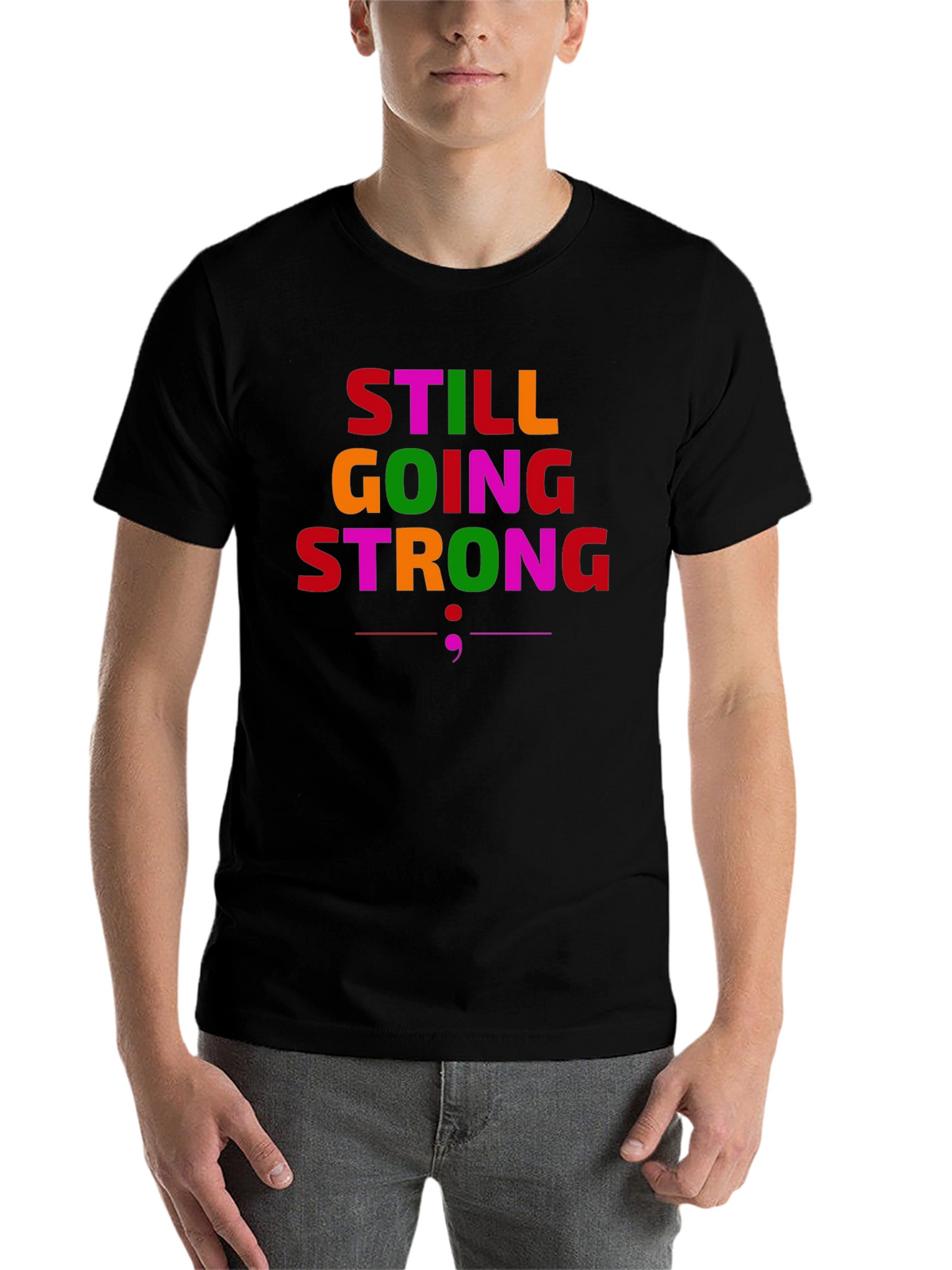 Still Going Strong Graphic T-Shirt - Black