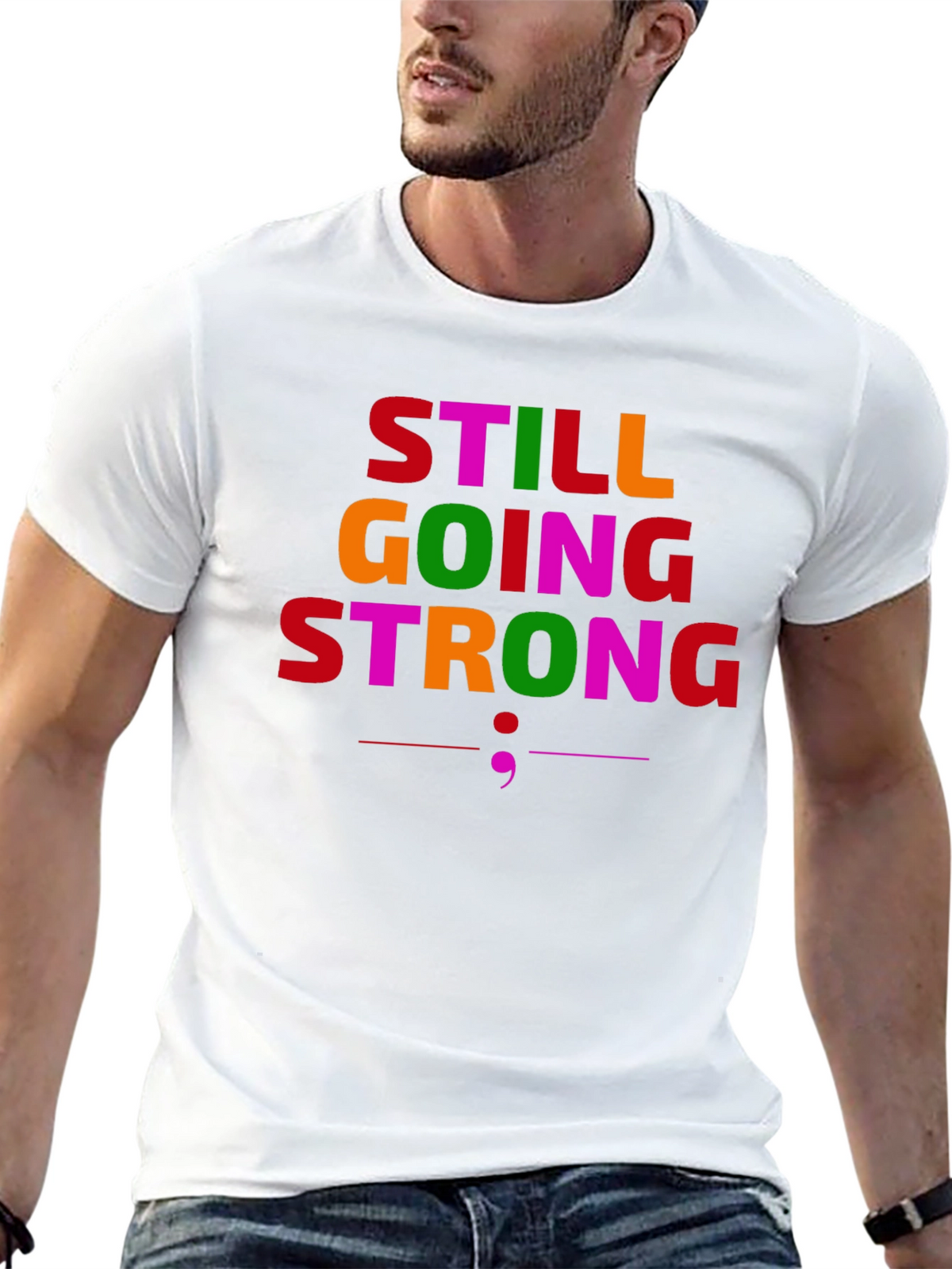 Still Going Strong Graphic T-Shirt - Black