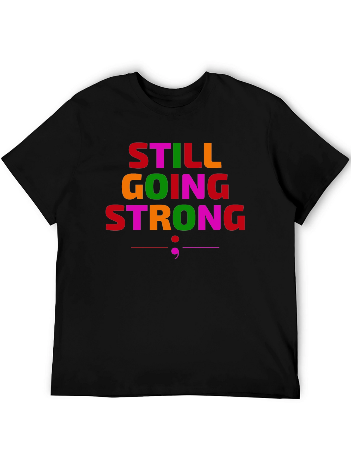 Still Going Strong Graphic T-Shirt - Black