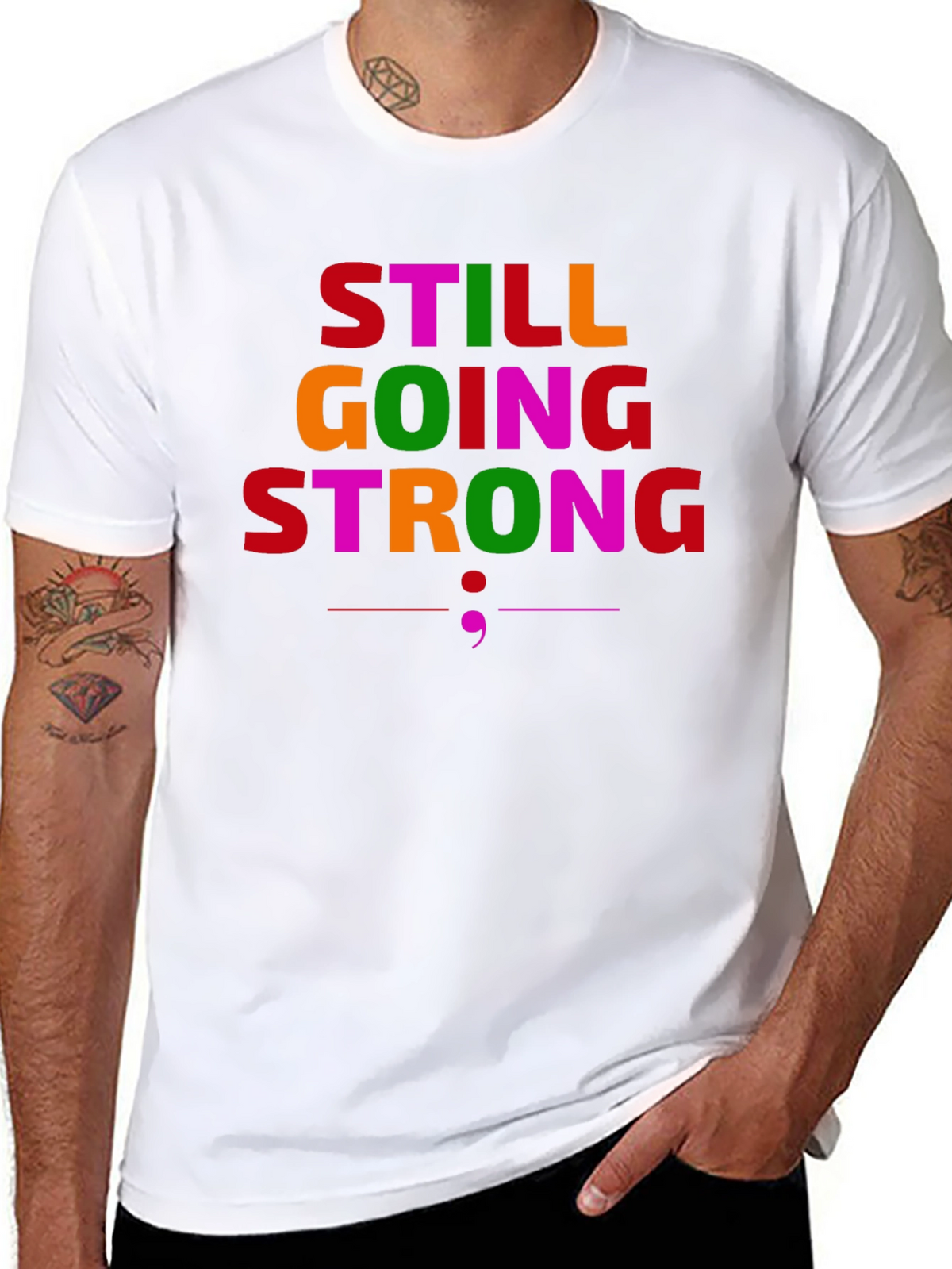 Still Going Strong Graphic T-Shirt - Black