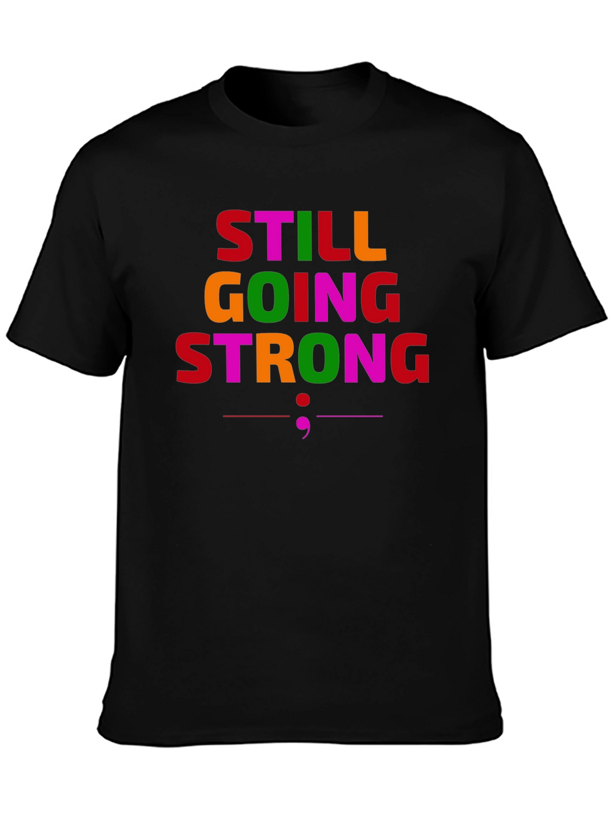Still Going Strong Graphic T-Shirt - Black