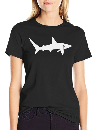 Shark Graphic Black T-Shirt - Mens Casual Style