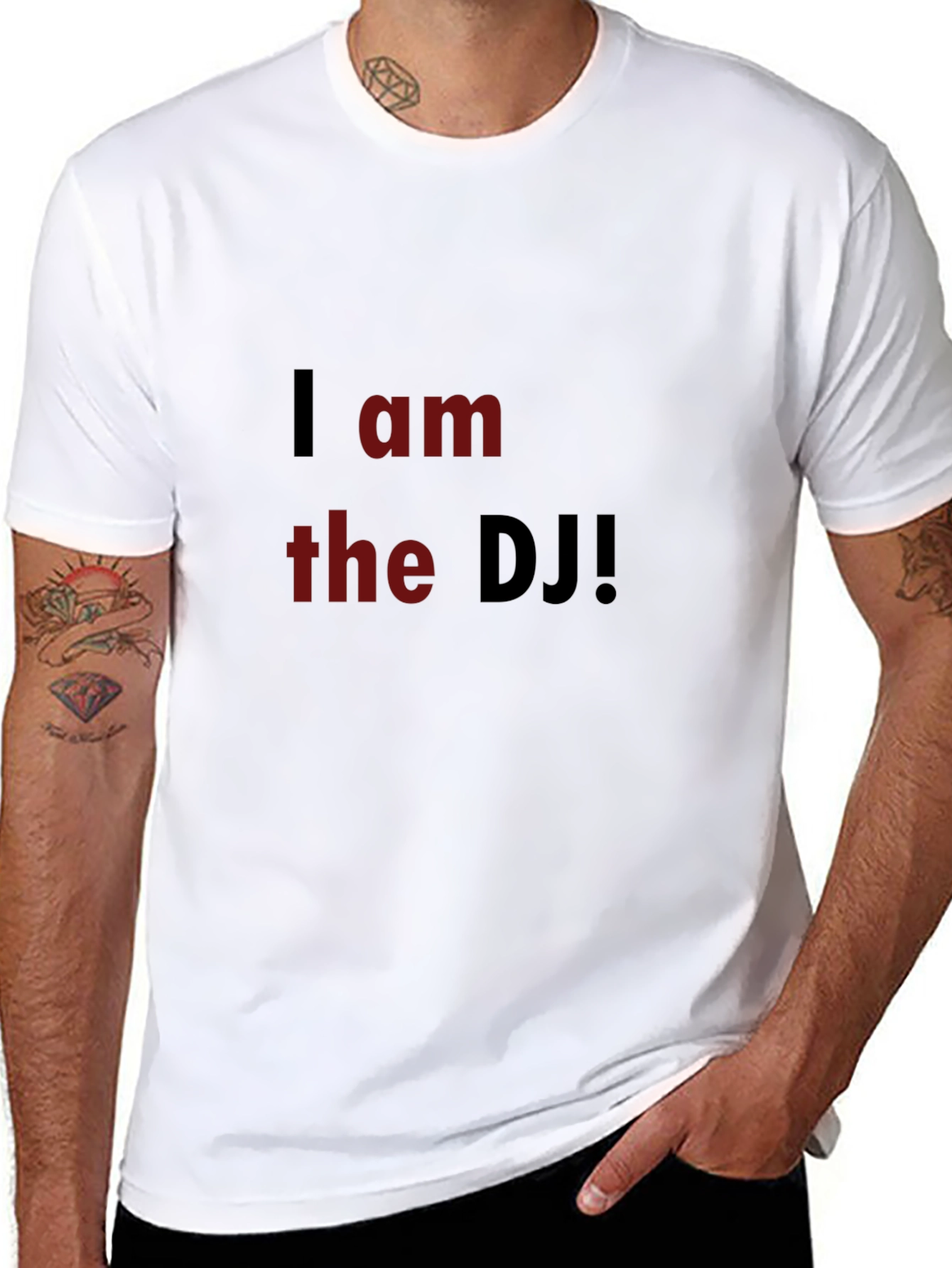 I am the DJ Black T-Shirt