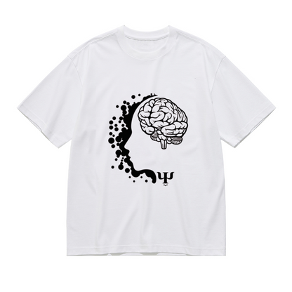 Brain Psychology Psi Symbol Mental Health Minimal Plus Size Women¡¯s Printed T-Shirt