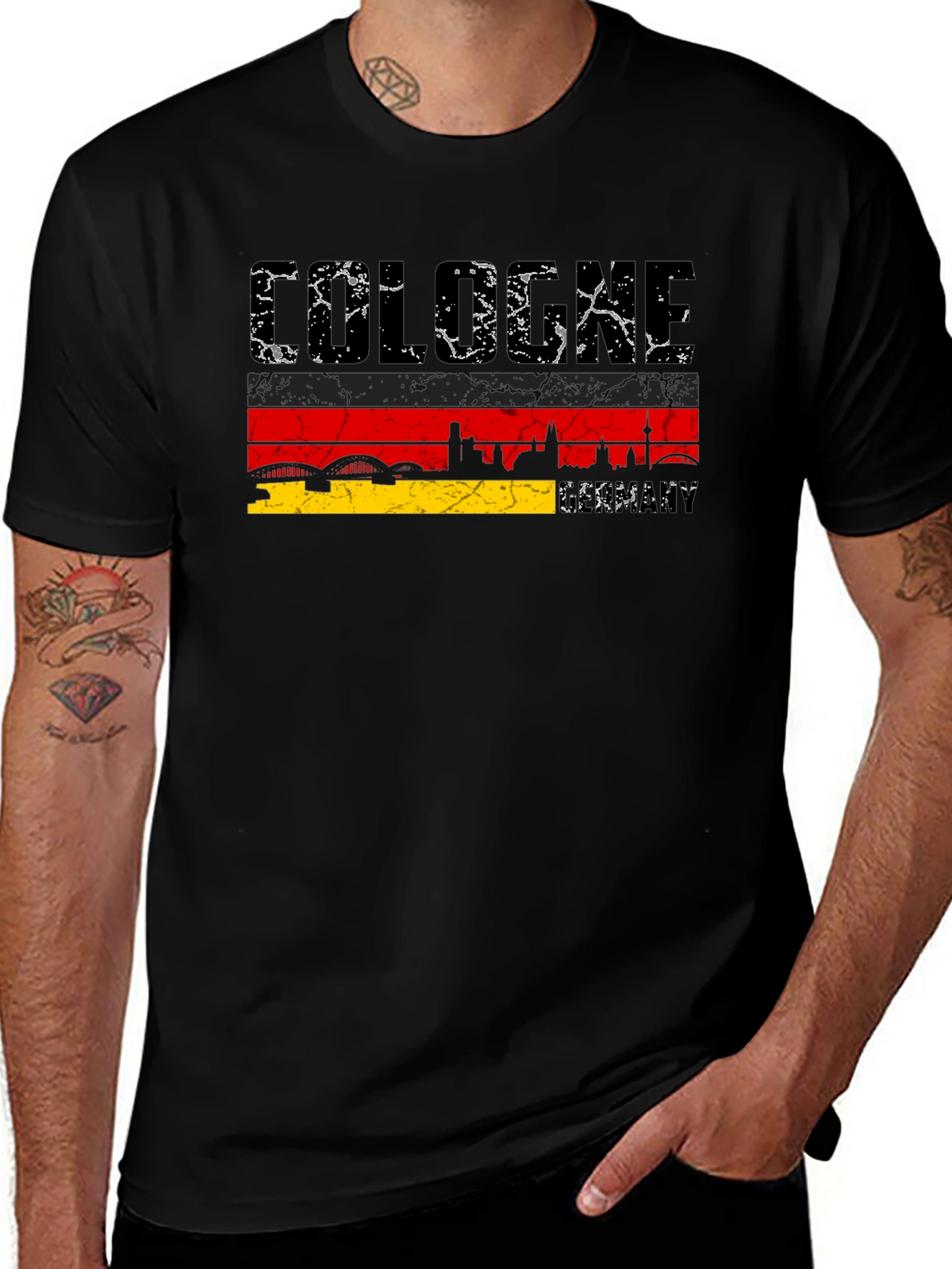 Cologne Germany Skyline T-Shirt