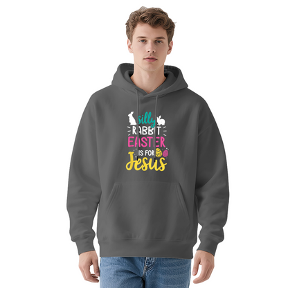 Silly Rabbit Easter Is For Jesus Red Hoodie, Unisex Religious Easter Comfort Top