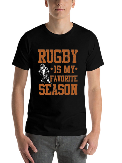 Rugby is My Favorite Season Graphic T-Shirt