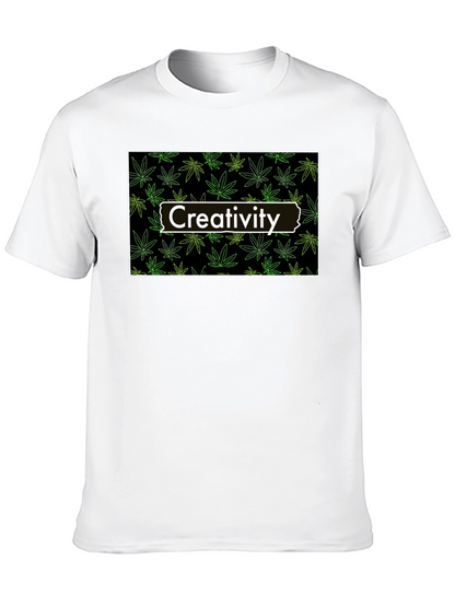 Creativity Marijuana Leaf T-Shirt