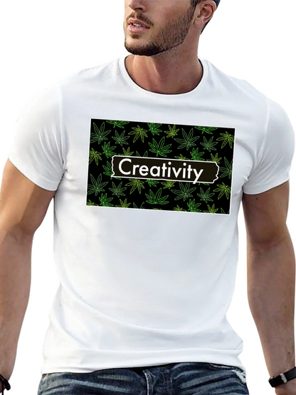 Creativity Marijuana Leaf T-Shirt