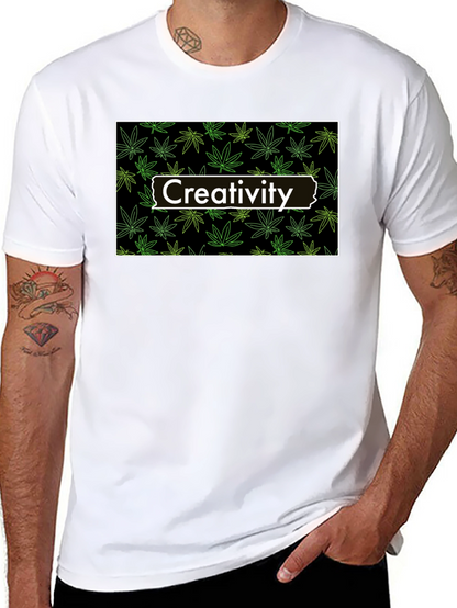 Creativity Marijuana Leaf T-Shirt