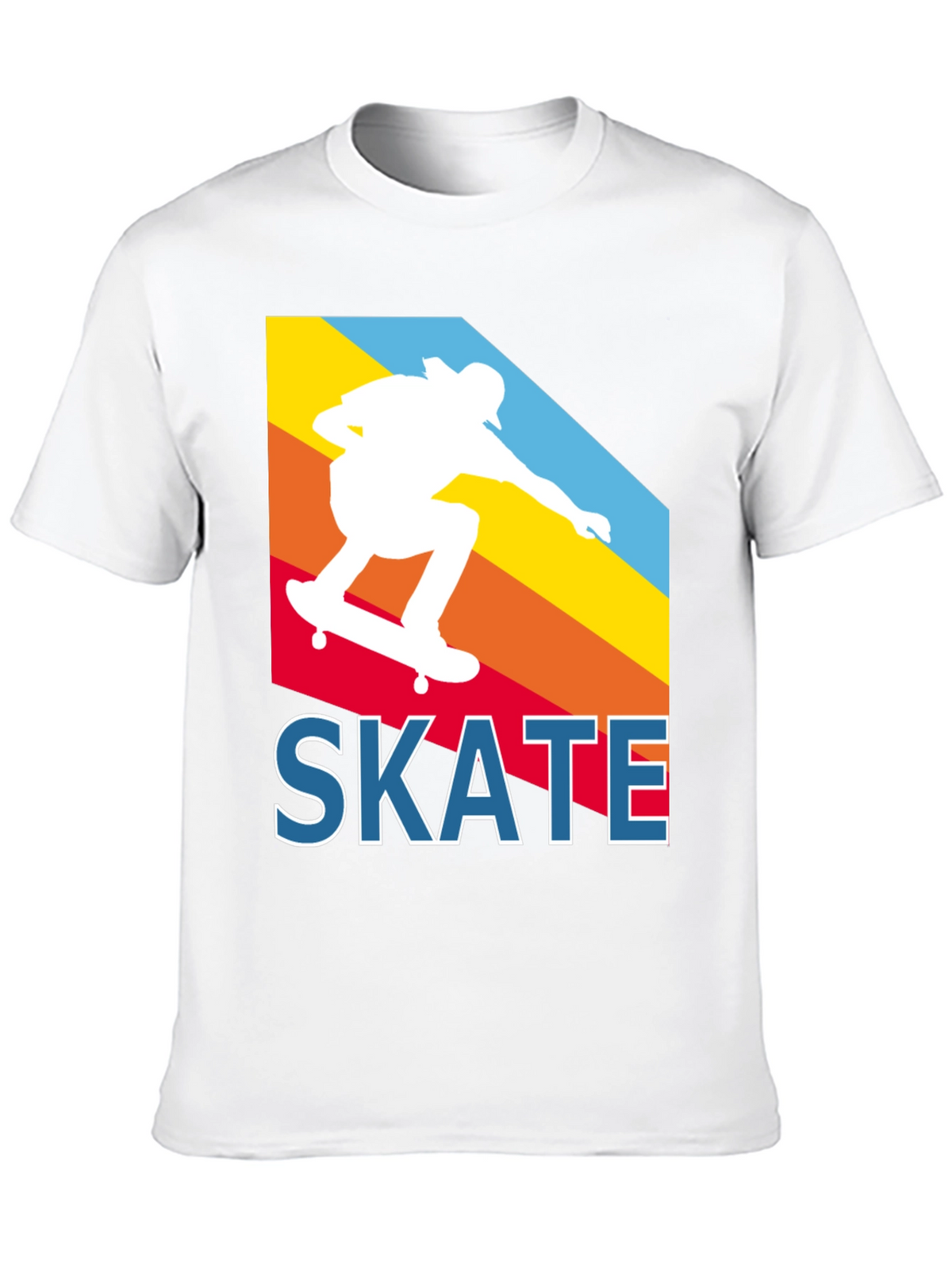 Retro Skateboarder T-Shirt - Cool Skate Design