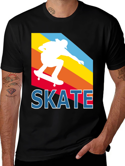 Retro Skateboarder T-Shirt - Cool Skate Design