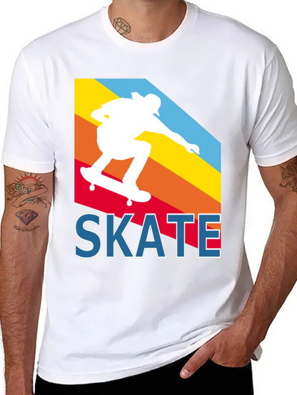 Retro Skateboarder T-Shirt - Cool Skate Design