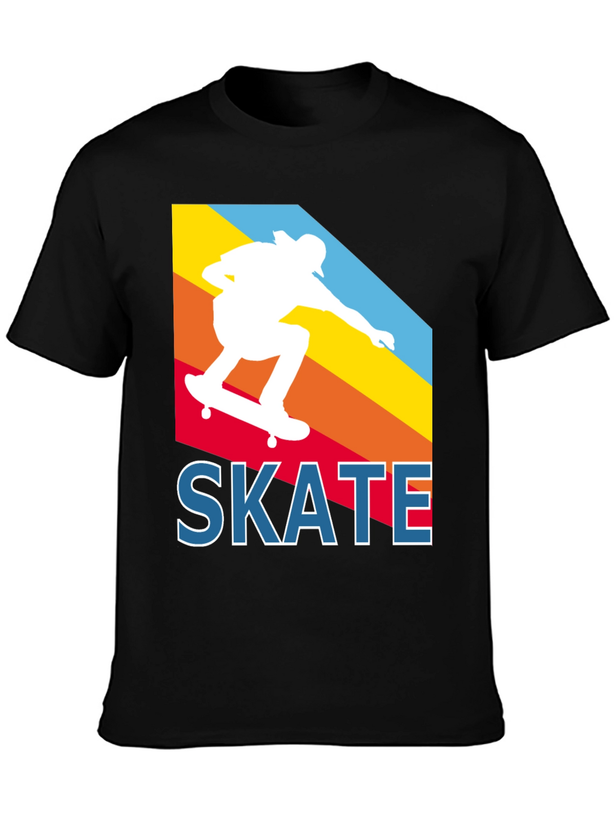 Retro Skateboarder T-Shirt - Cool Skate Design