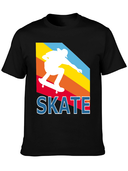 Retro Skateboarder T-Shirt - Cool Skate Design