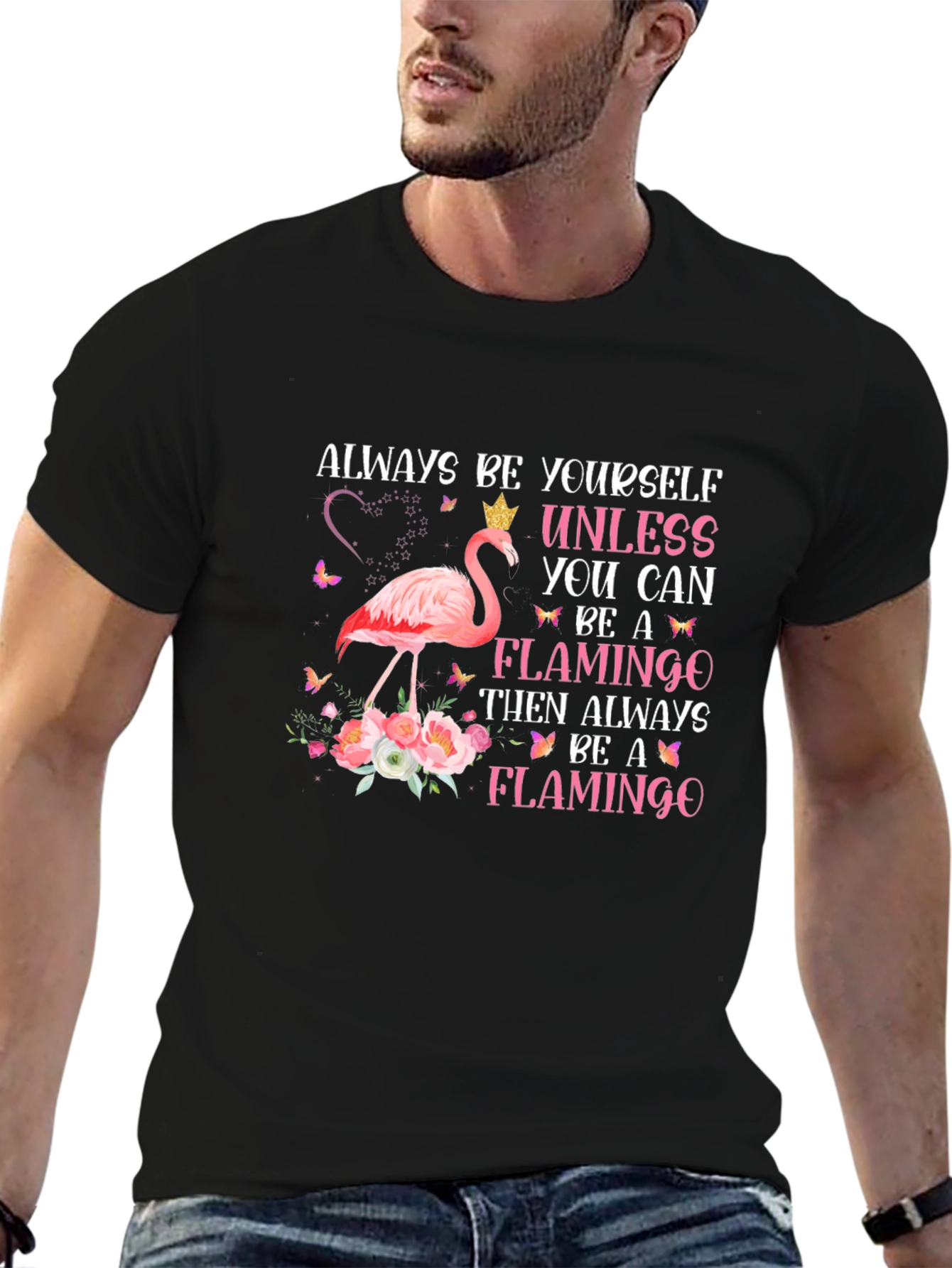 Always Be a Flamingo Graphic T-Shirt