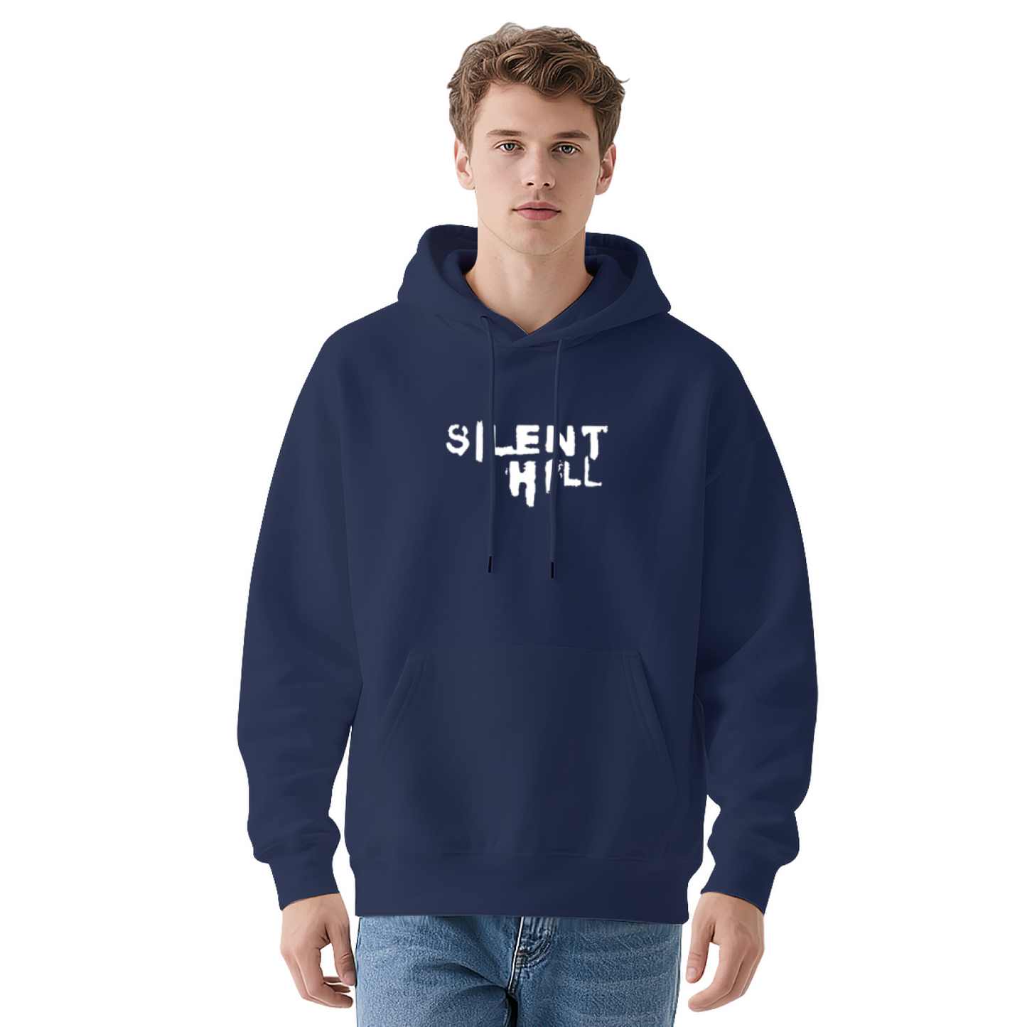 Silent Hill Horror Game Retro Print Unisex Hoodie, Loose Comfort Cut