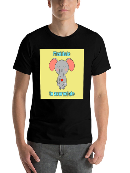 Meditate to Appreciate Elephant T-Shirt