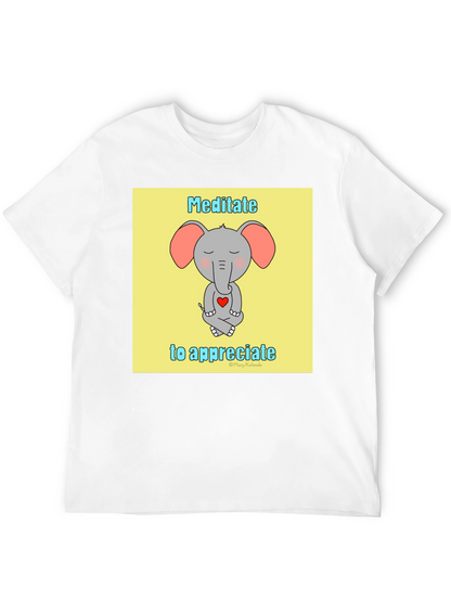 Meditate to Appreciate Elephant T-Shirt