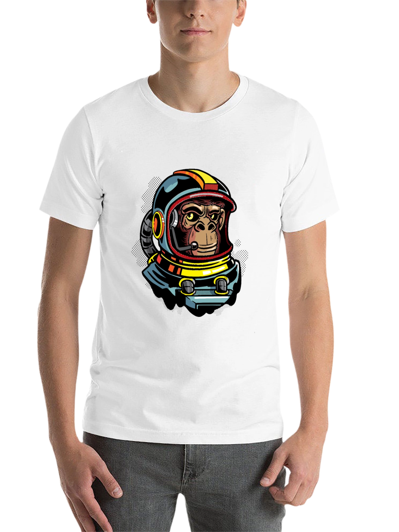 Astro Ape Graphic Tee - Cool Black T-Shirt
