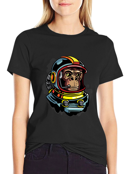 Astro Ape Graphic Tee - Cool Black T-Shirt