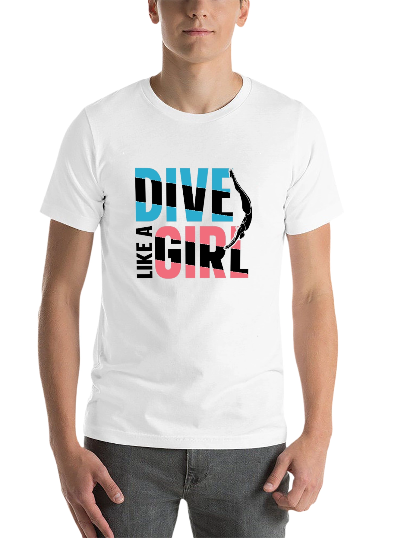 Dive Like a Girl Graphic T-Shirt