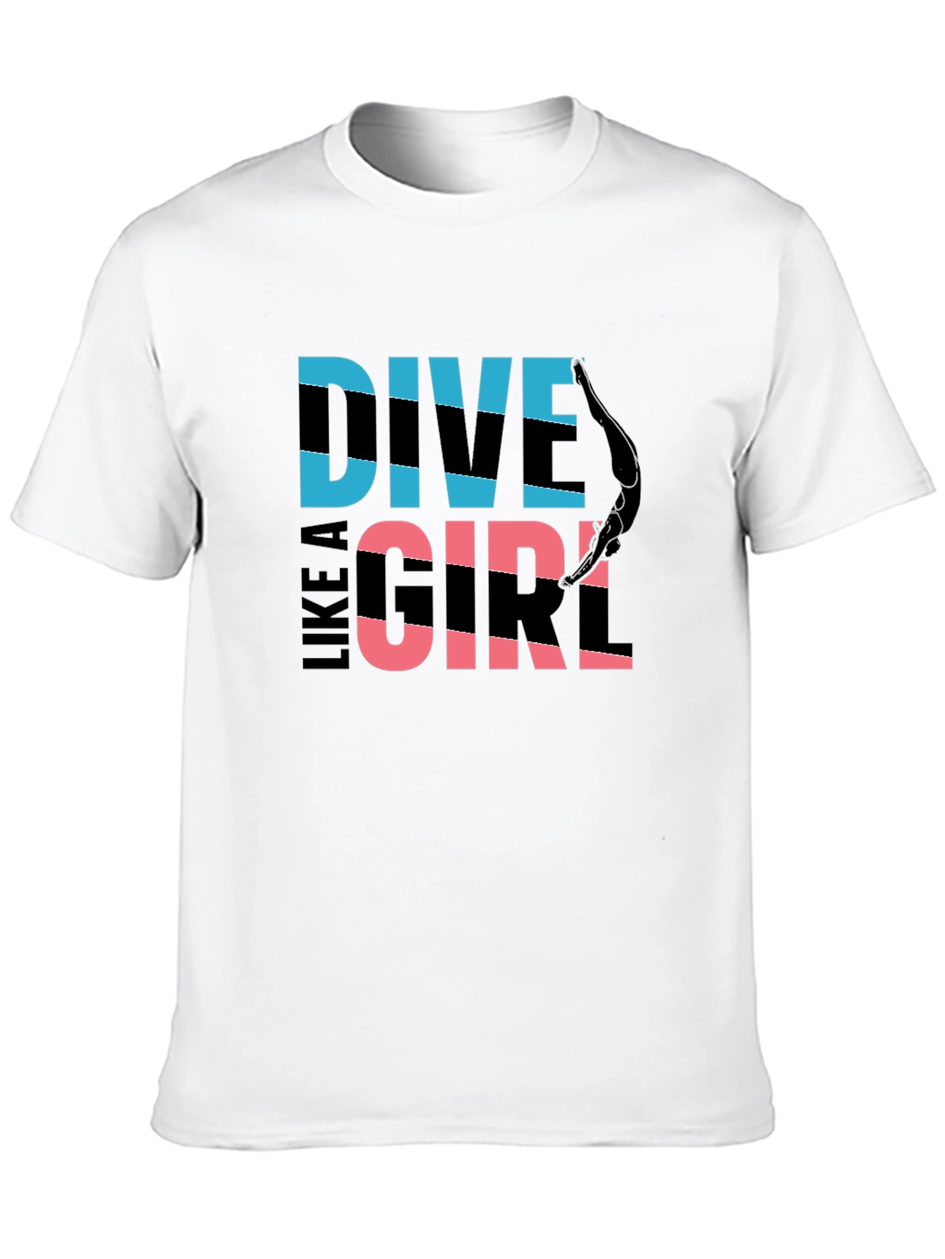 Dive Like a Girl Graphic T-Shirt