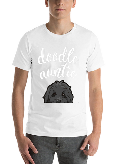 Doodle Auntie Black T-Shirt