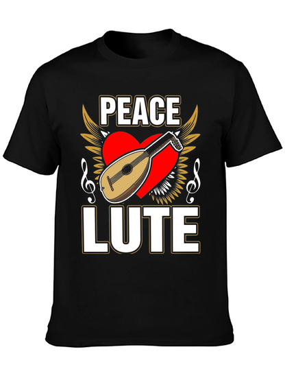 Peace Lute T-Shirt - Musical Harmony Tee