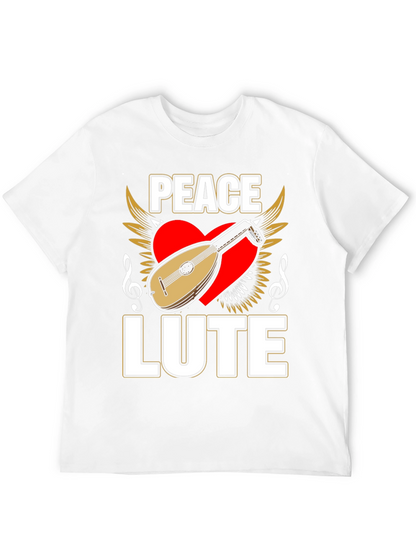 Peace Lute T-Shirt - Musical Harmony Tee
