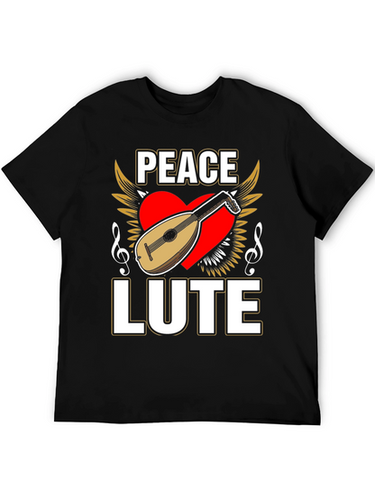 Peace Lute T-Shirt - Musical Harmony Tee